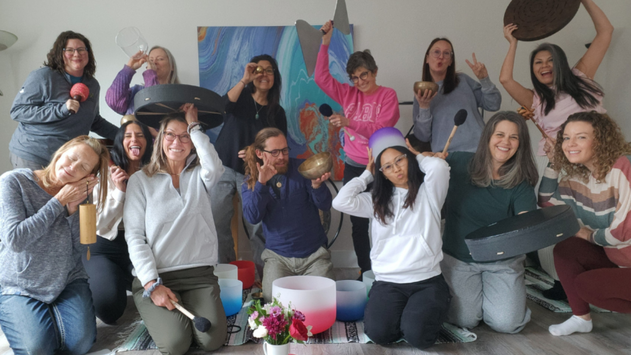 Sound Bath workshop in Asheville, NC, USA