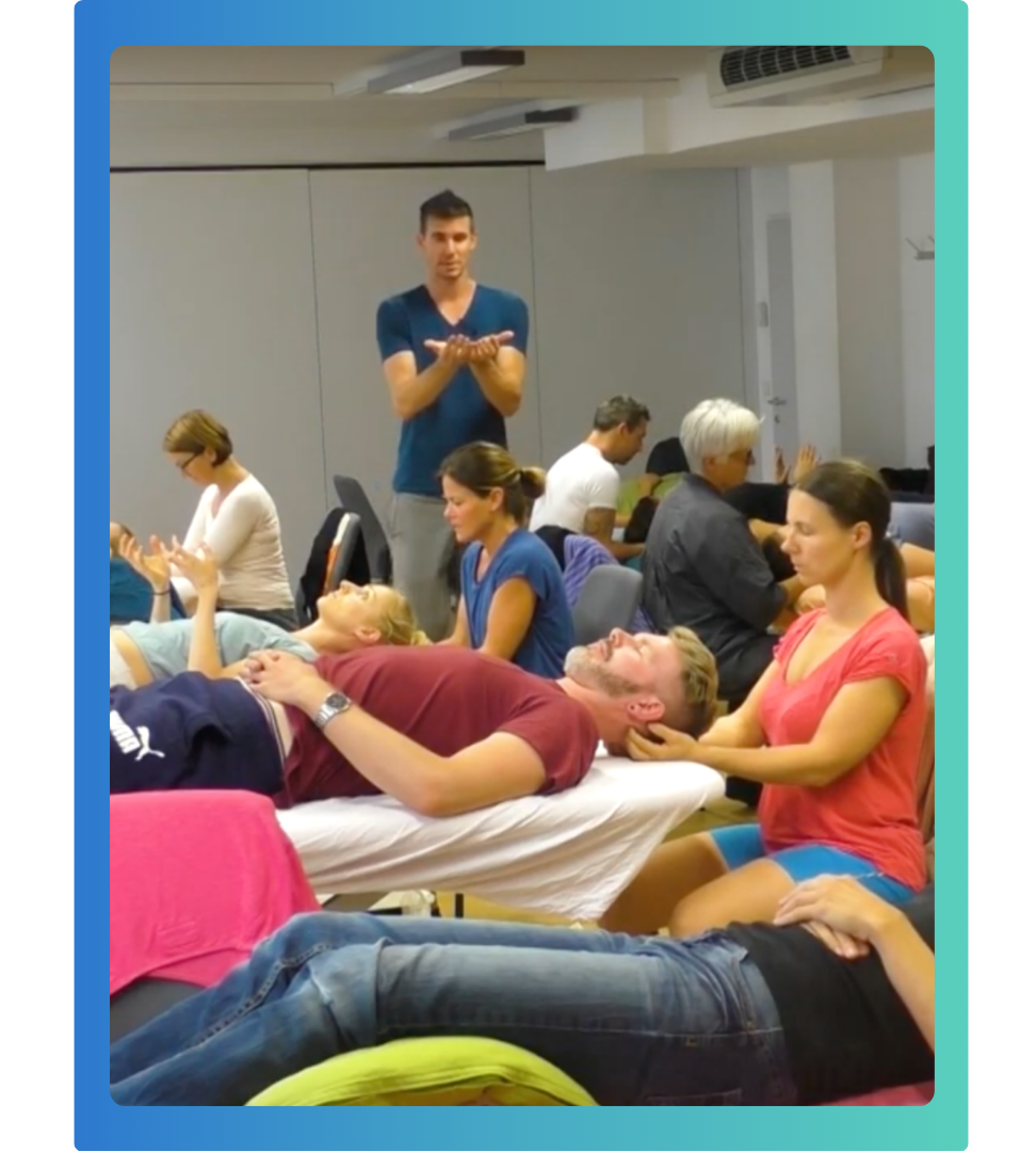 Portrait of Sebastian Bartu Swiss osteopath and NSR Method founder.