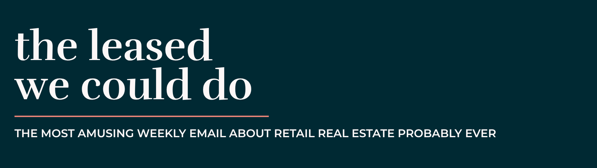 Bricks-and-mortar insights, delivered