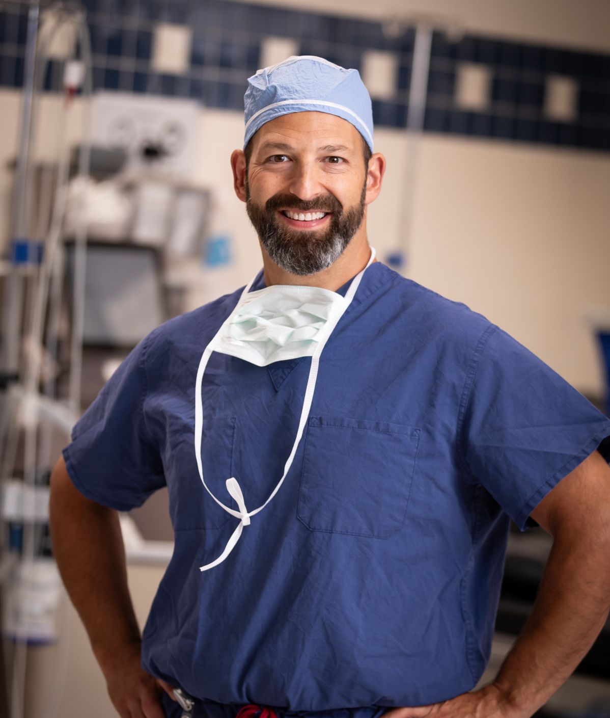 Dr. Wichman in the operating room