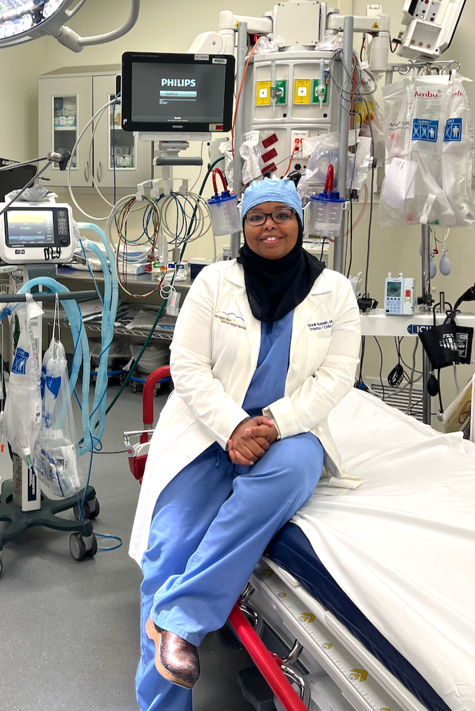Dr. Qaali Hussein, trauma surgeon and founder of Defiance Academy