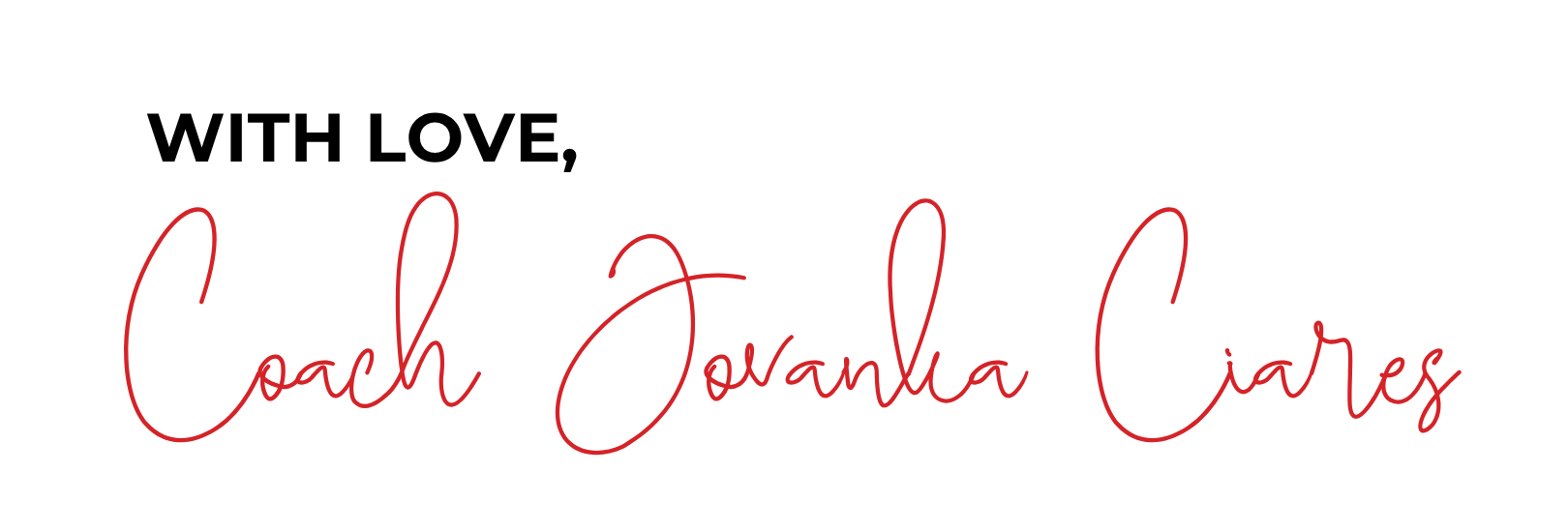 Coach Jovanka Ciares Signature