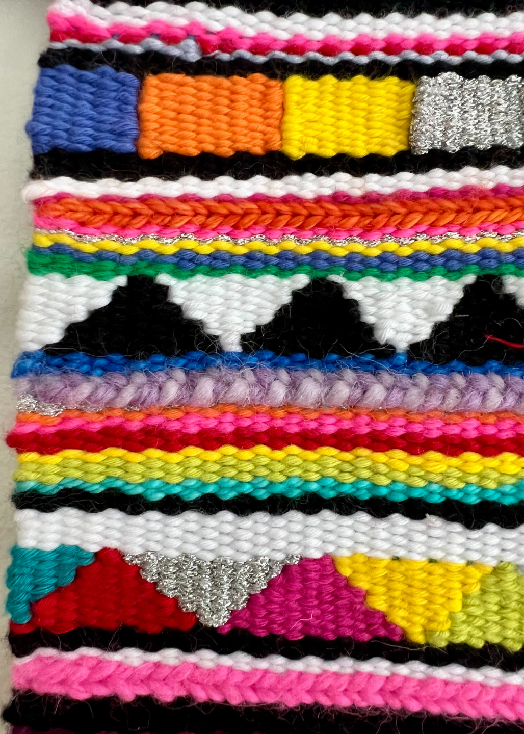 Vibrant cotton weaving