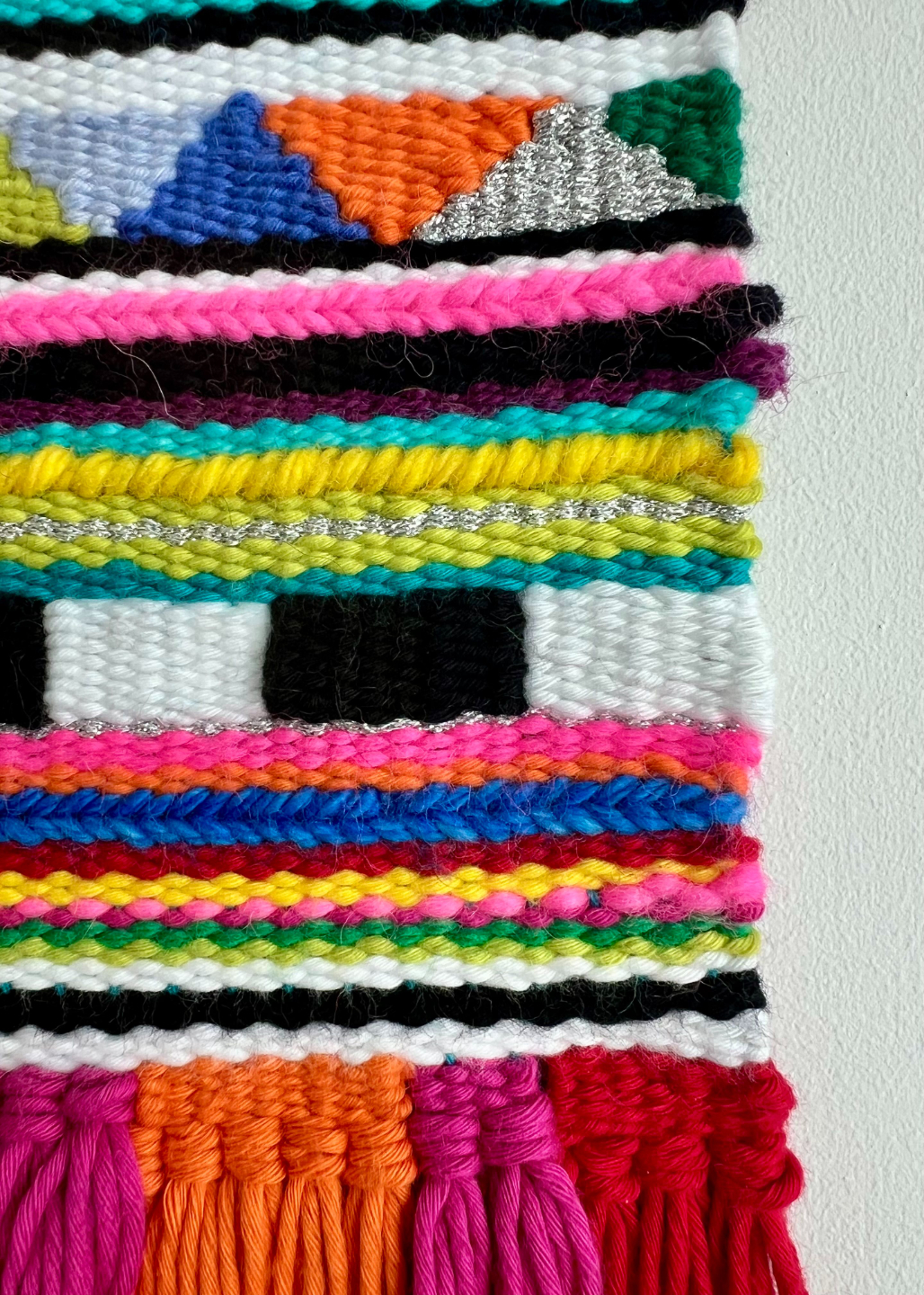 Vibrant cotton weaving