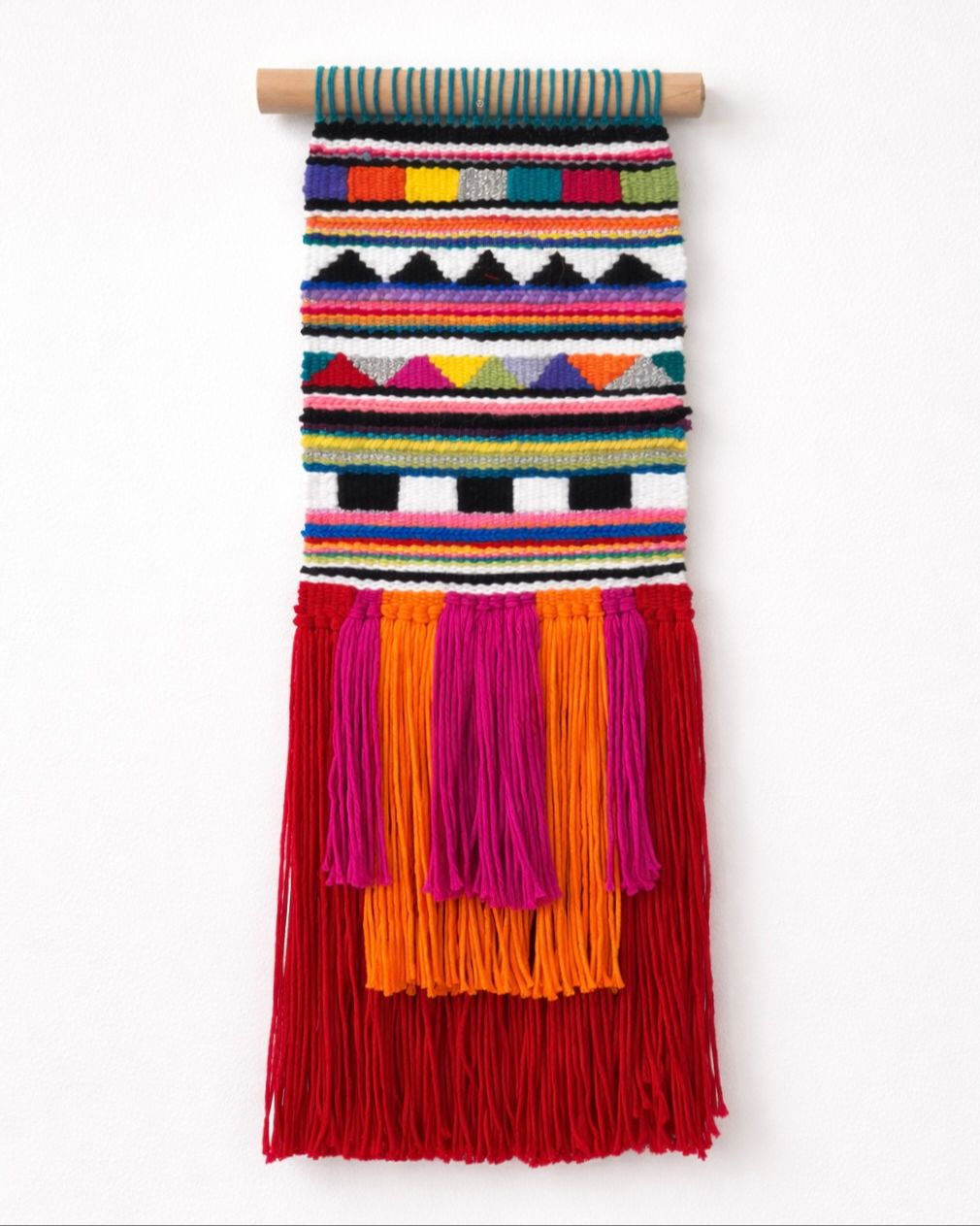 Vibrant cotton weaving