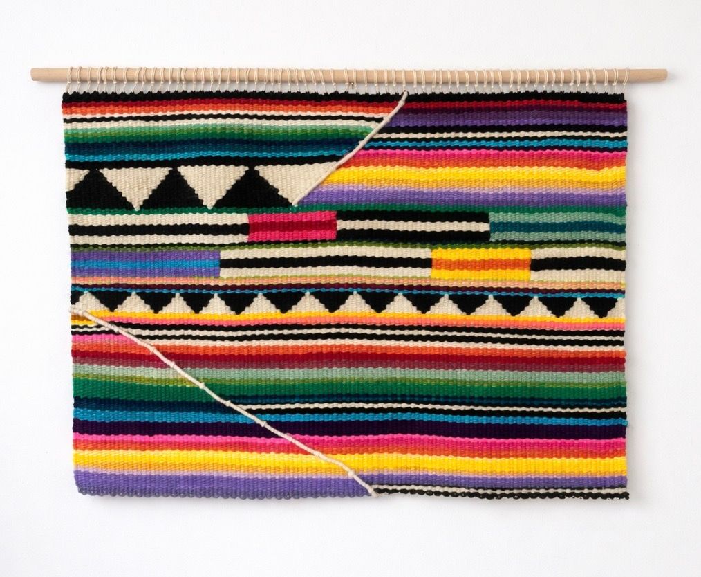 Vibrant cotton weaving