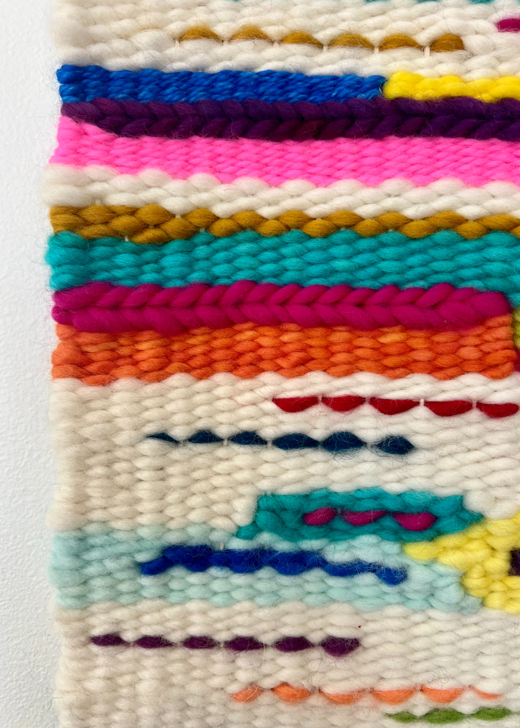 Vibrant cotton weaving