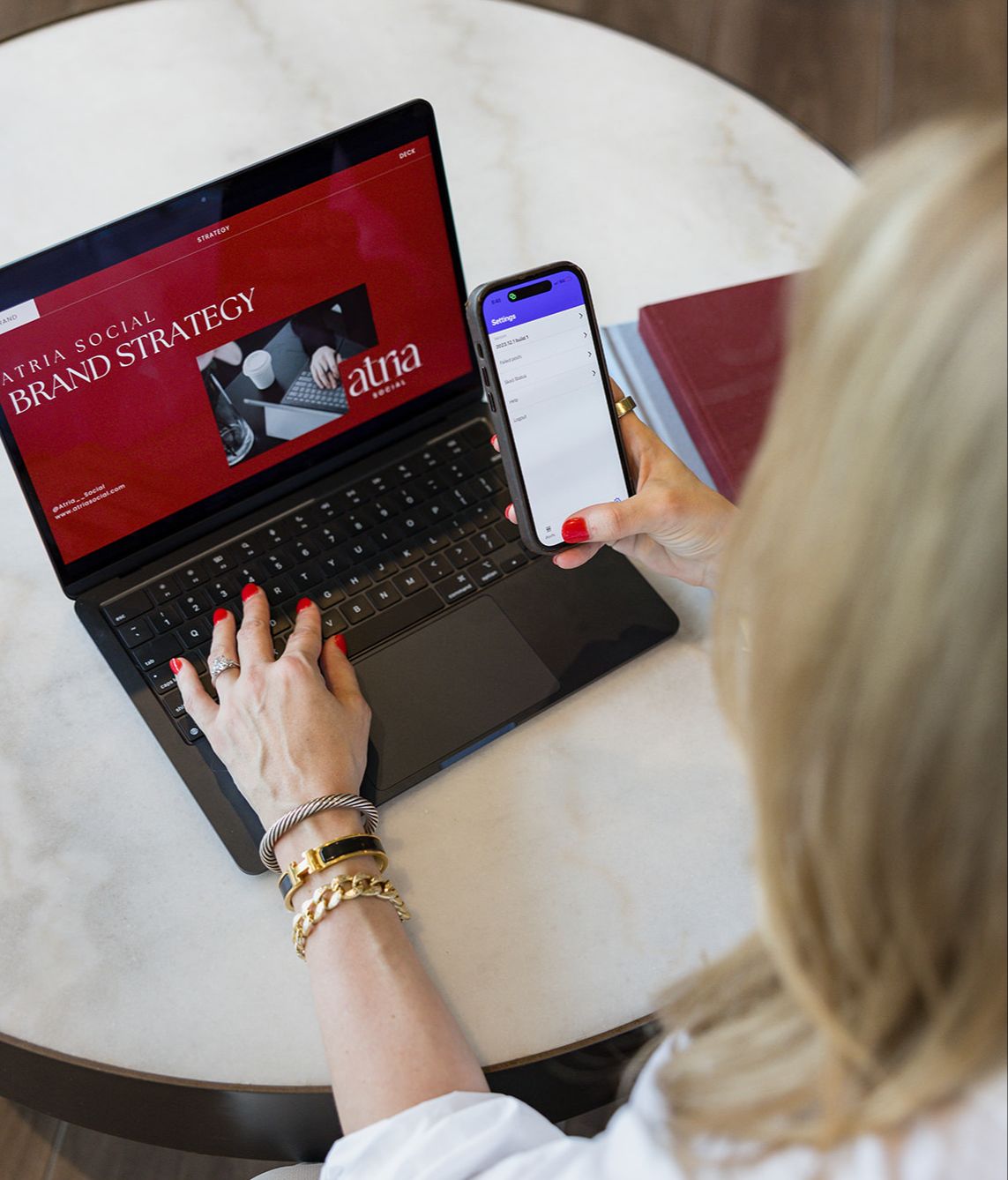 Amanda Dougherty, founder of Atria Social, physician branding strategist