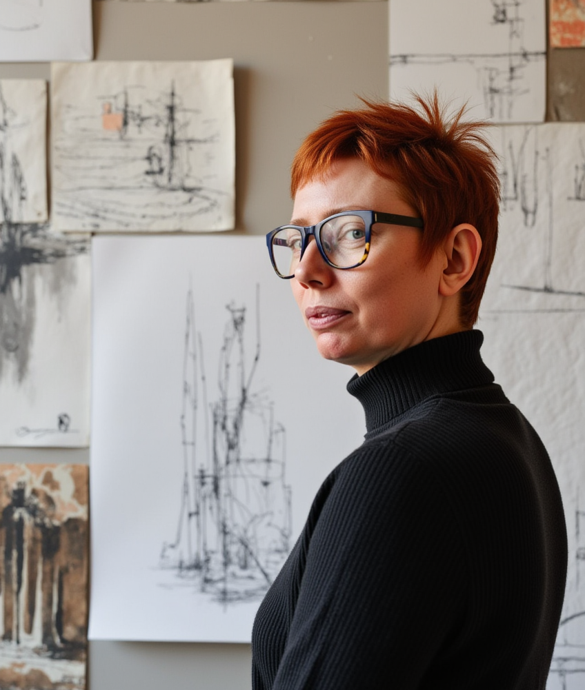 Анна Соло за рабочим столом: эксперт по ИИ и визуализации опыта