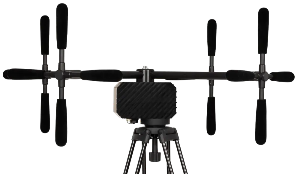 Black acoustic technology sensor device