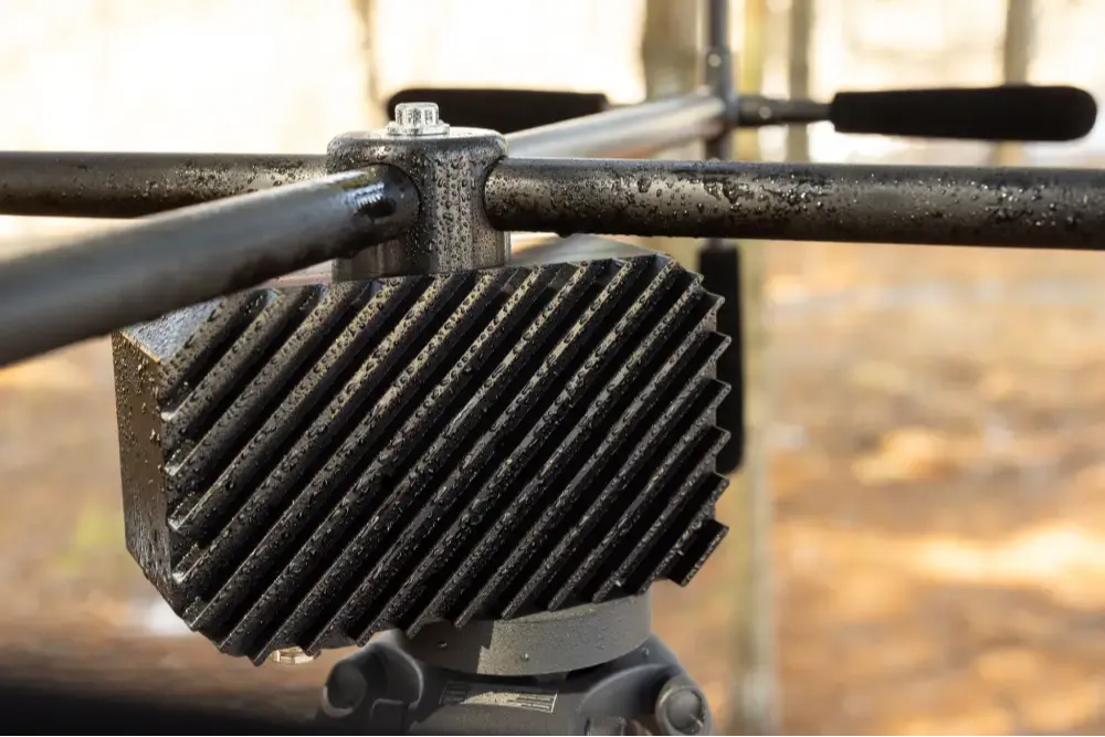 Acoustic technology sensor in the rain