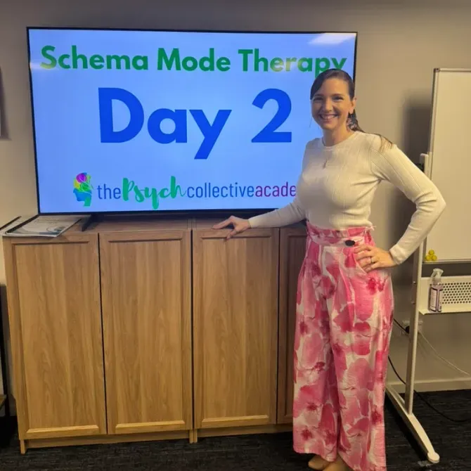 Jess O'Garr conducting a Schema mode Therapy workshop.