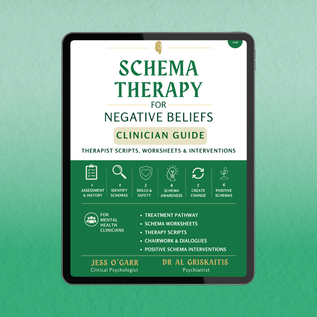 Schema therapy for negative beliefs clinician guide worksheets preview