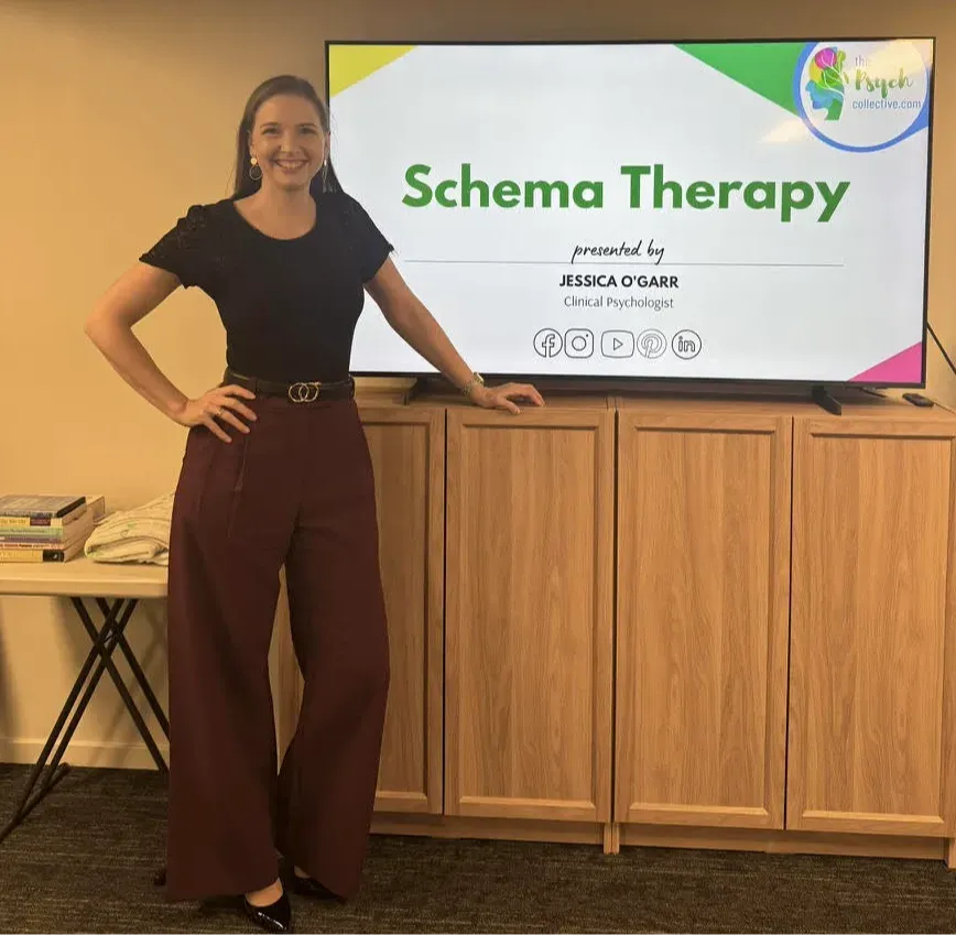 Jess O'Garr conducting a Schema Therapy workshop.