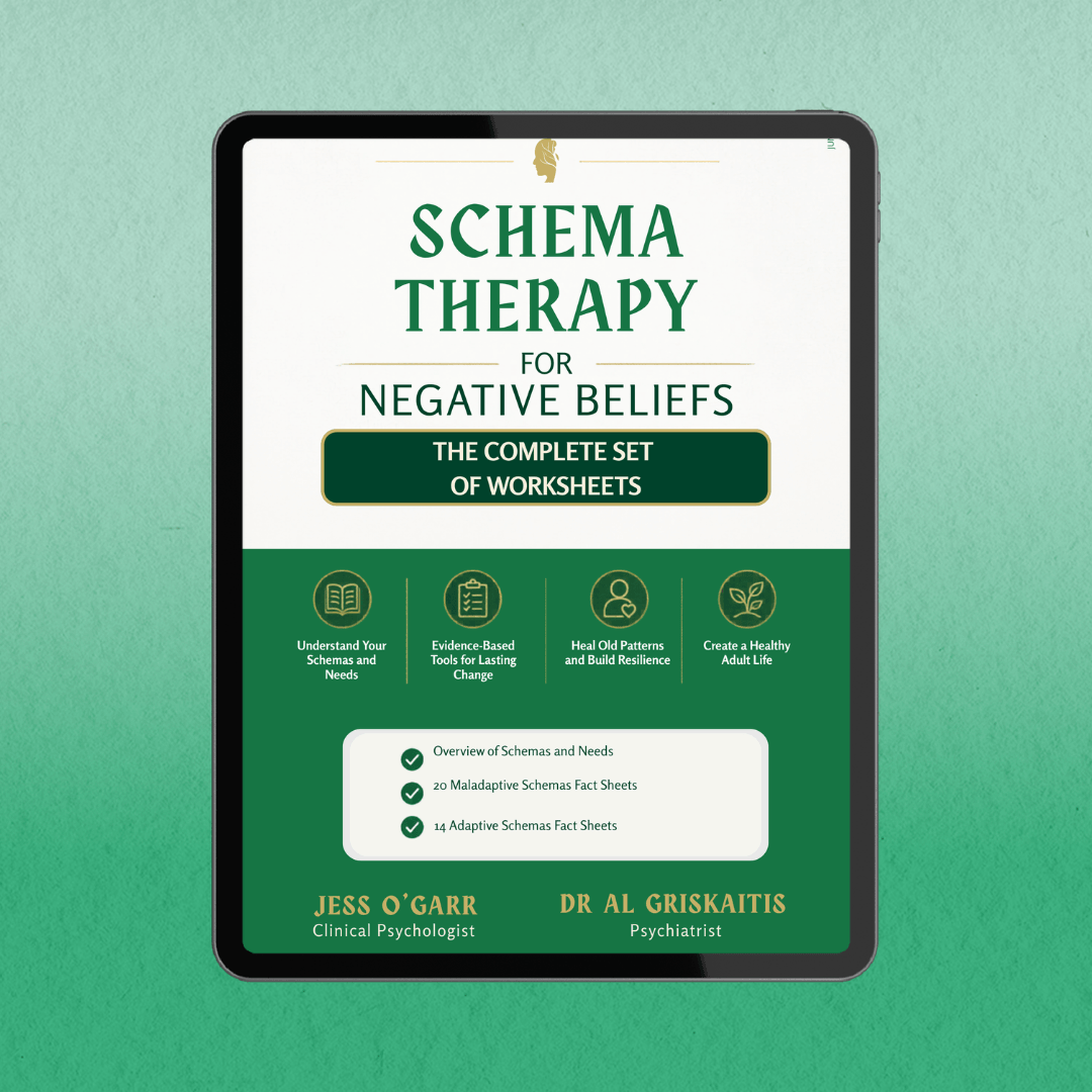 Schema therapy for negative beliefs: the complete set of worksheets preview