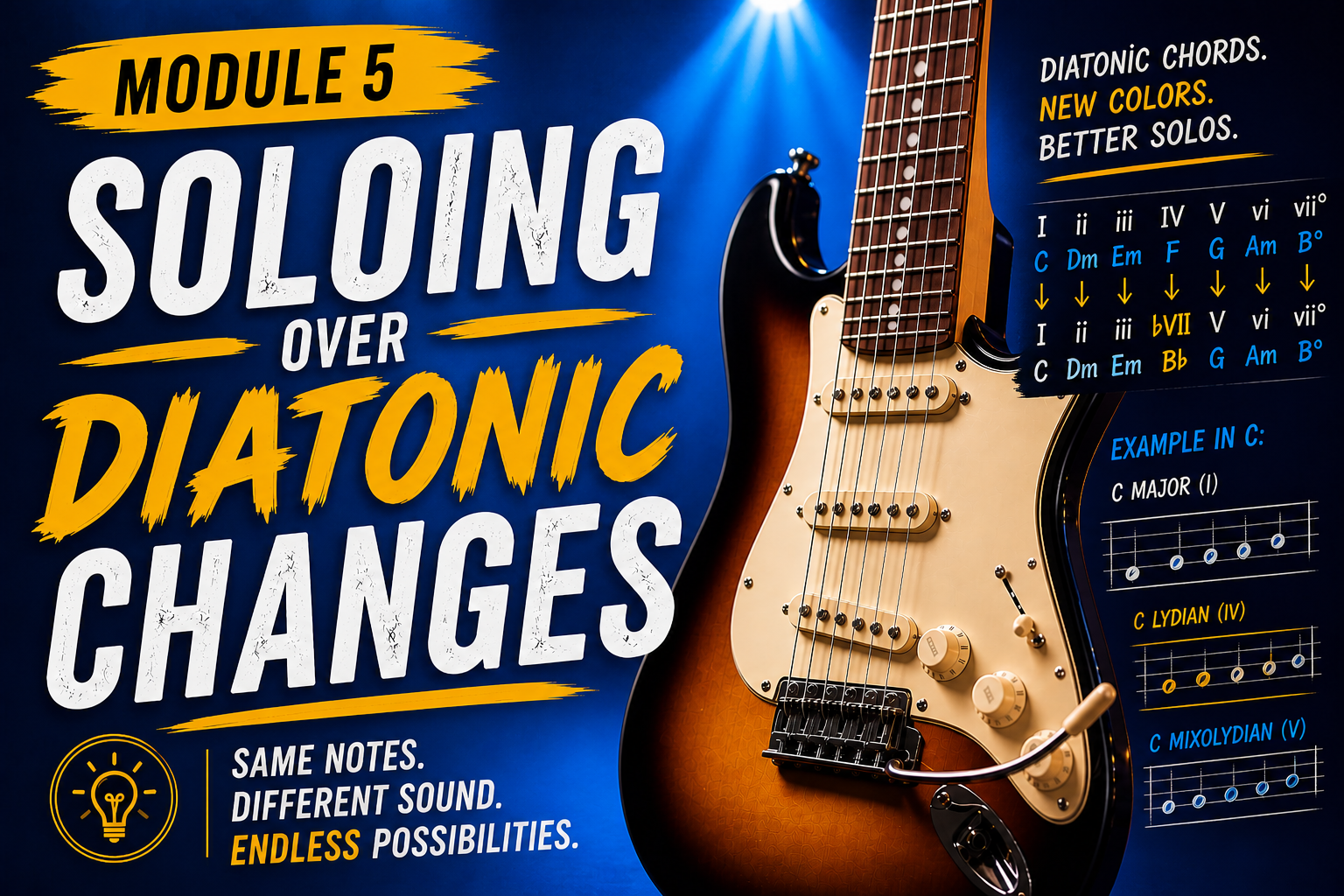 Module 5: Soloing Over Diatonic Changes