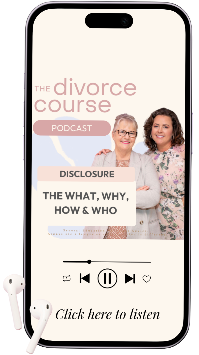 The Divorce Course Podcast - Disclosure Episode