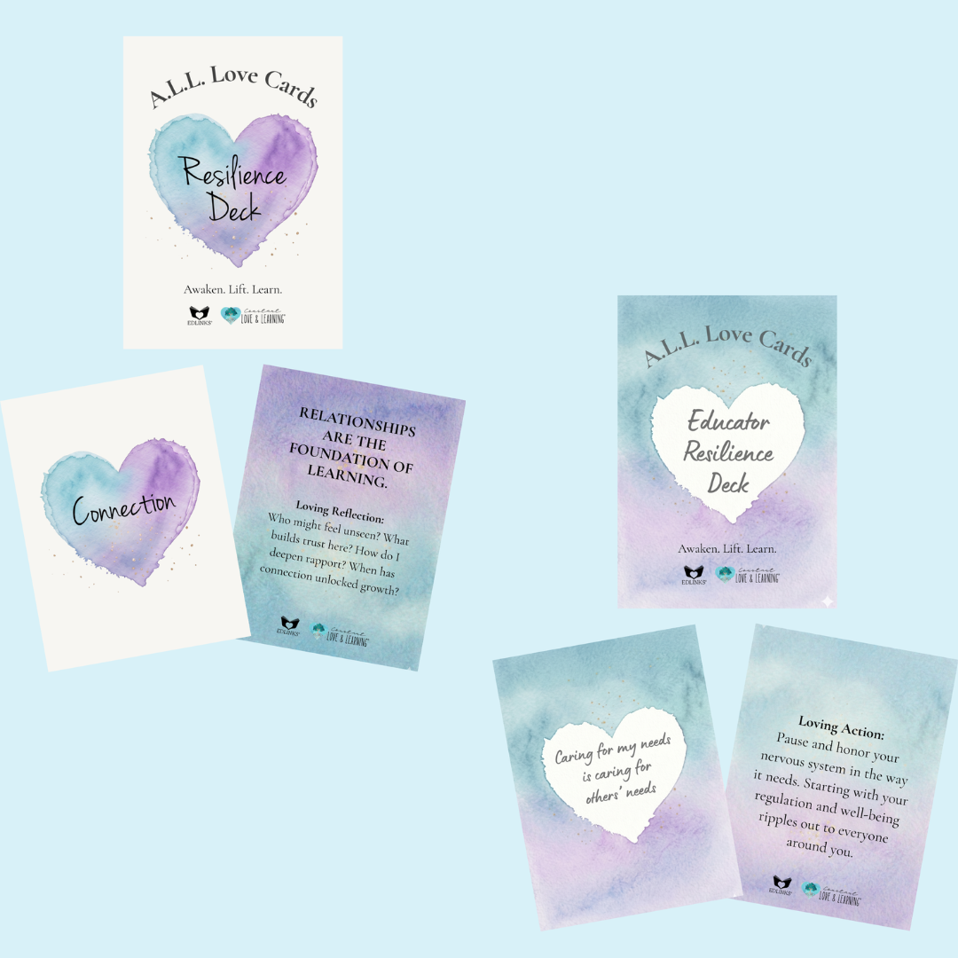 card deck for educators to support resilience in self and students