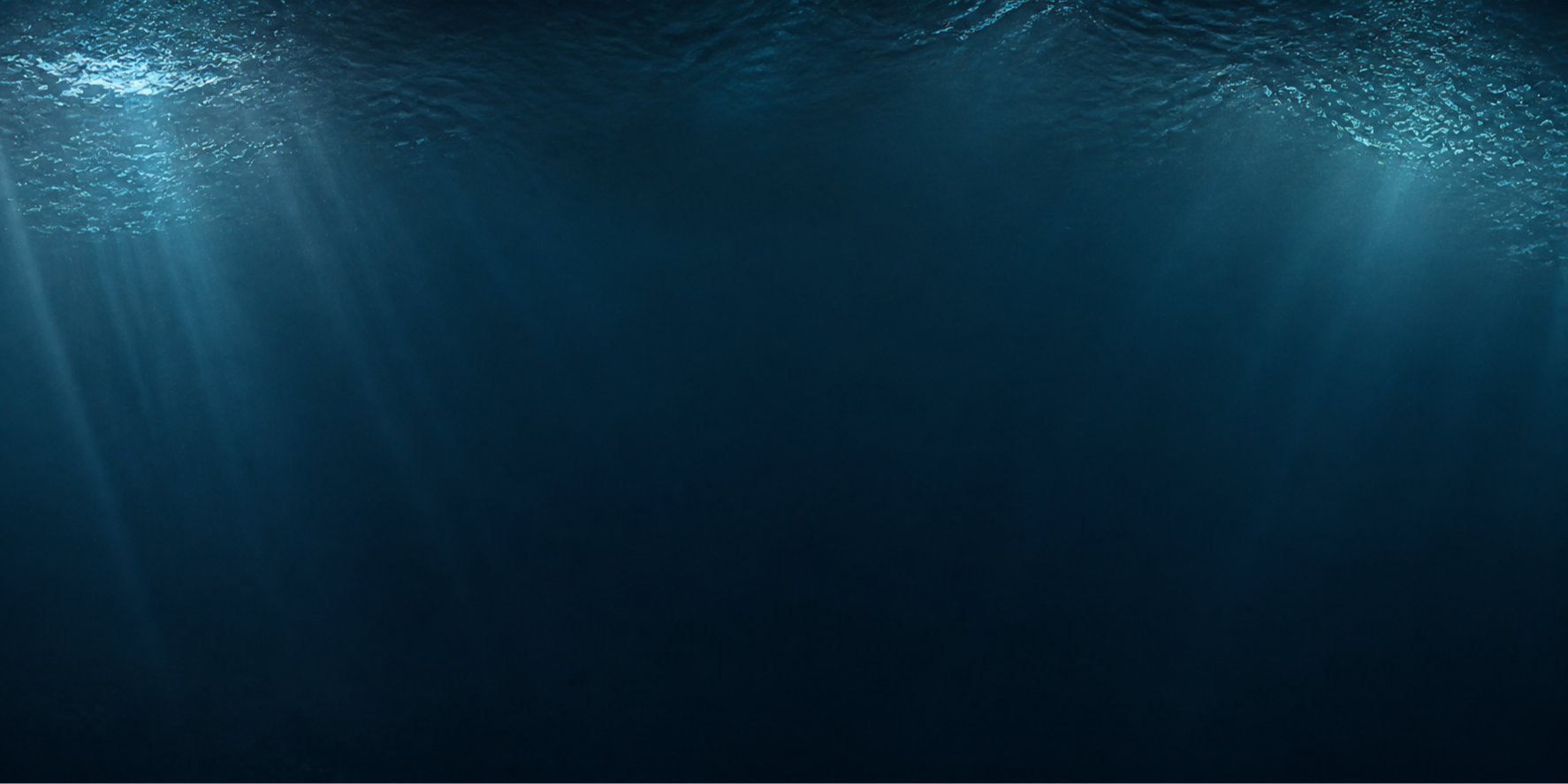 Underwater light beams symbolizing hidden capacity and transfer