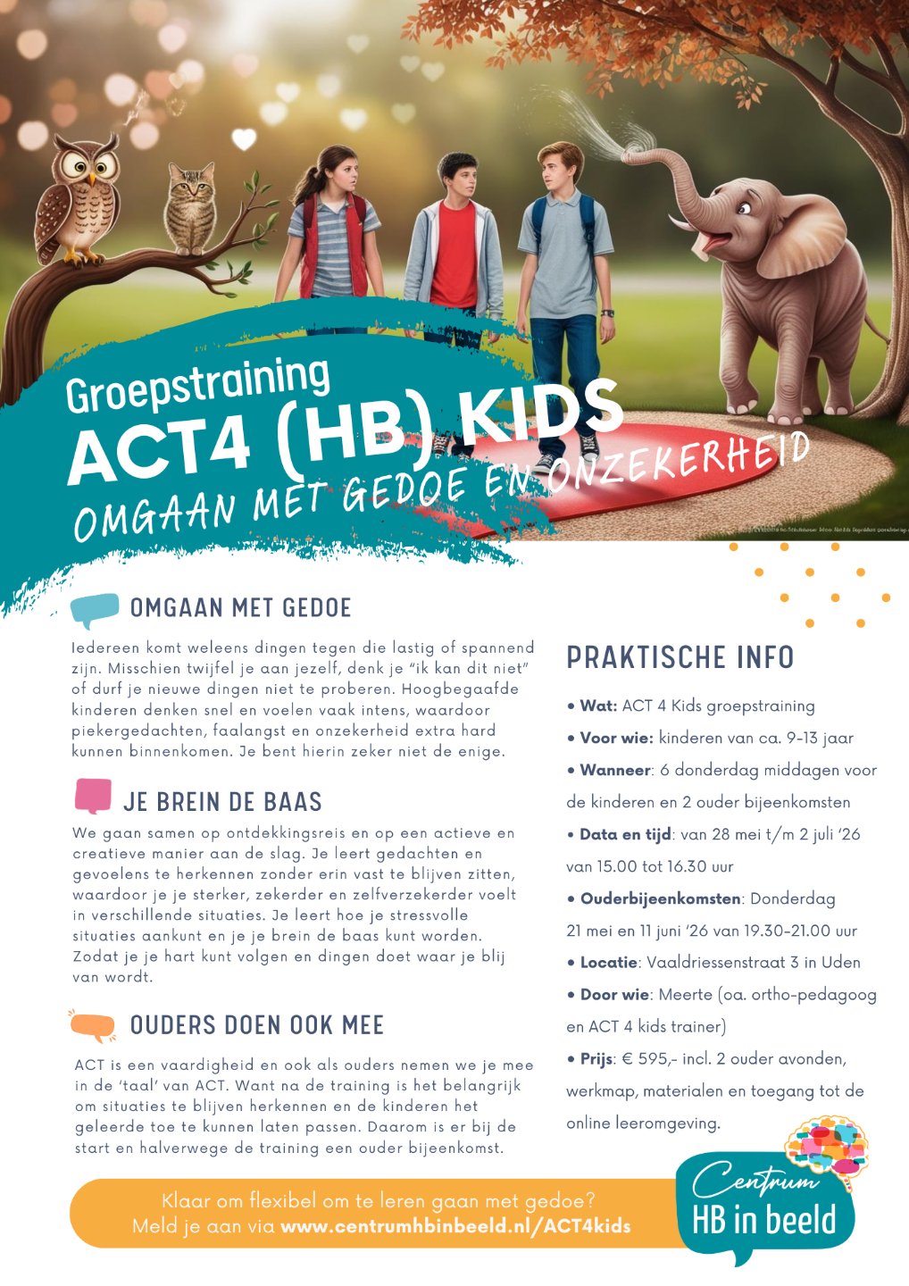 Leren leren - grip op je schoolwerk groepstraining