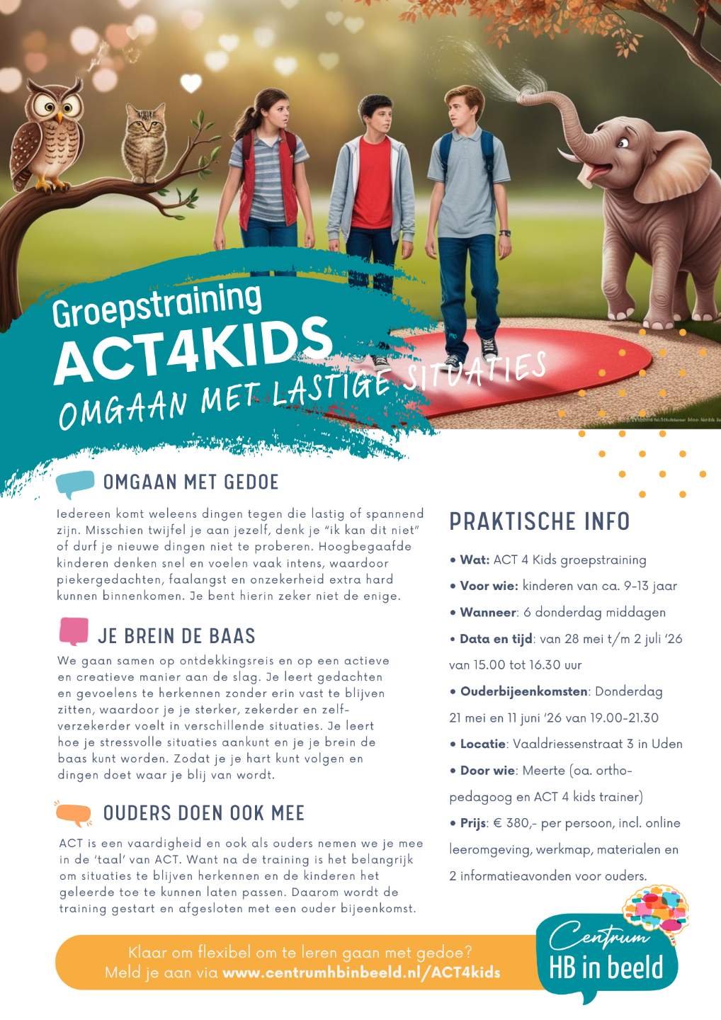 Leren leren - grip op je schoolwerk groepstraining