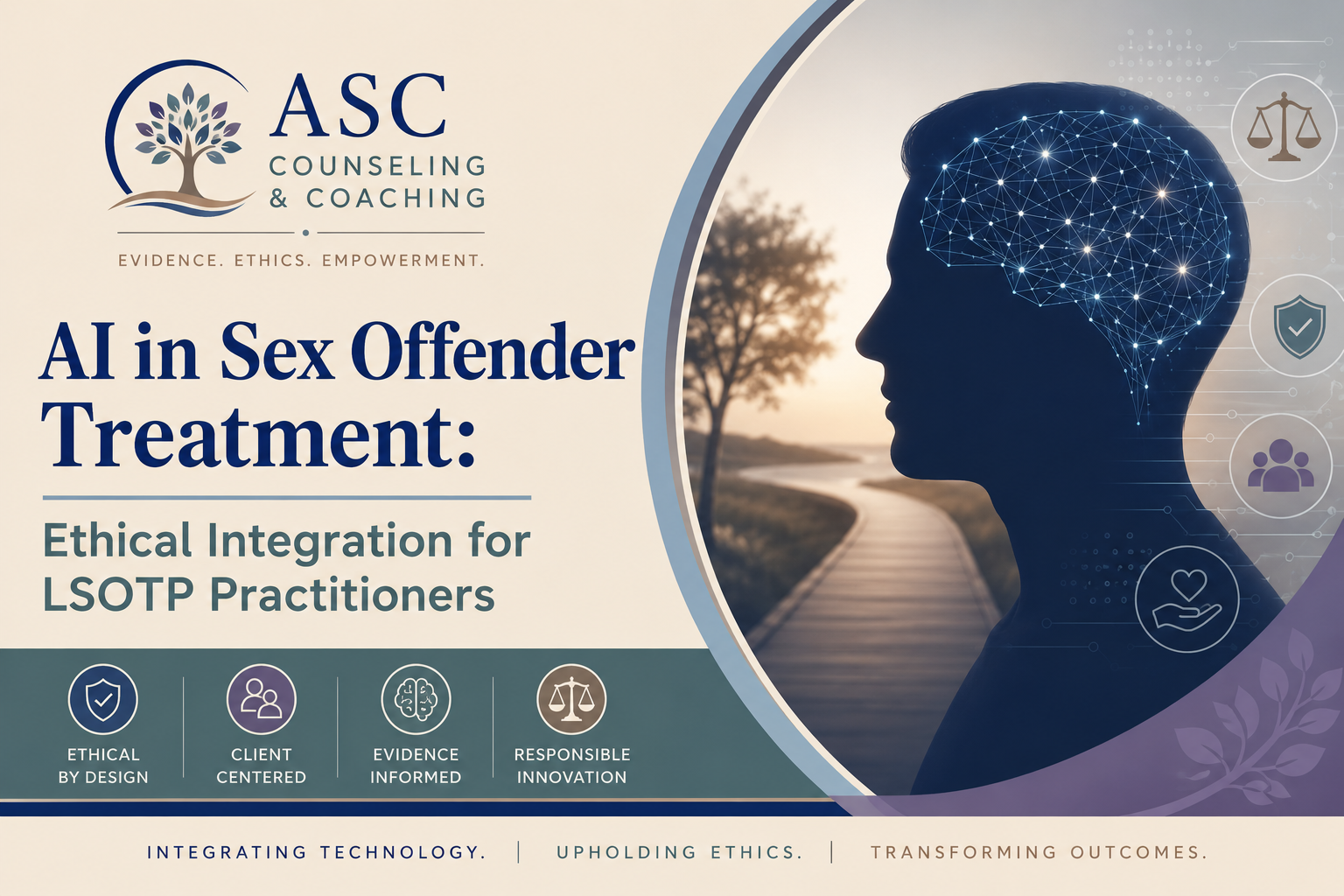 AI in Sex Offender Treatment series graphic
