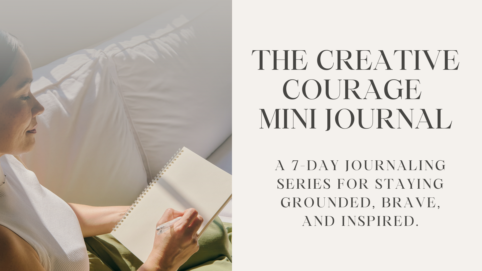The Creative Courage Mini Journal
