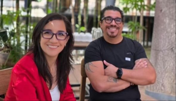 Dania Villegas y Rodrigo Salcido — fundadores de Central de Empresarias