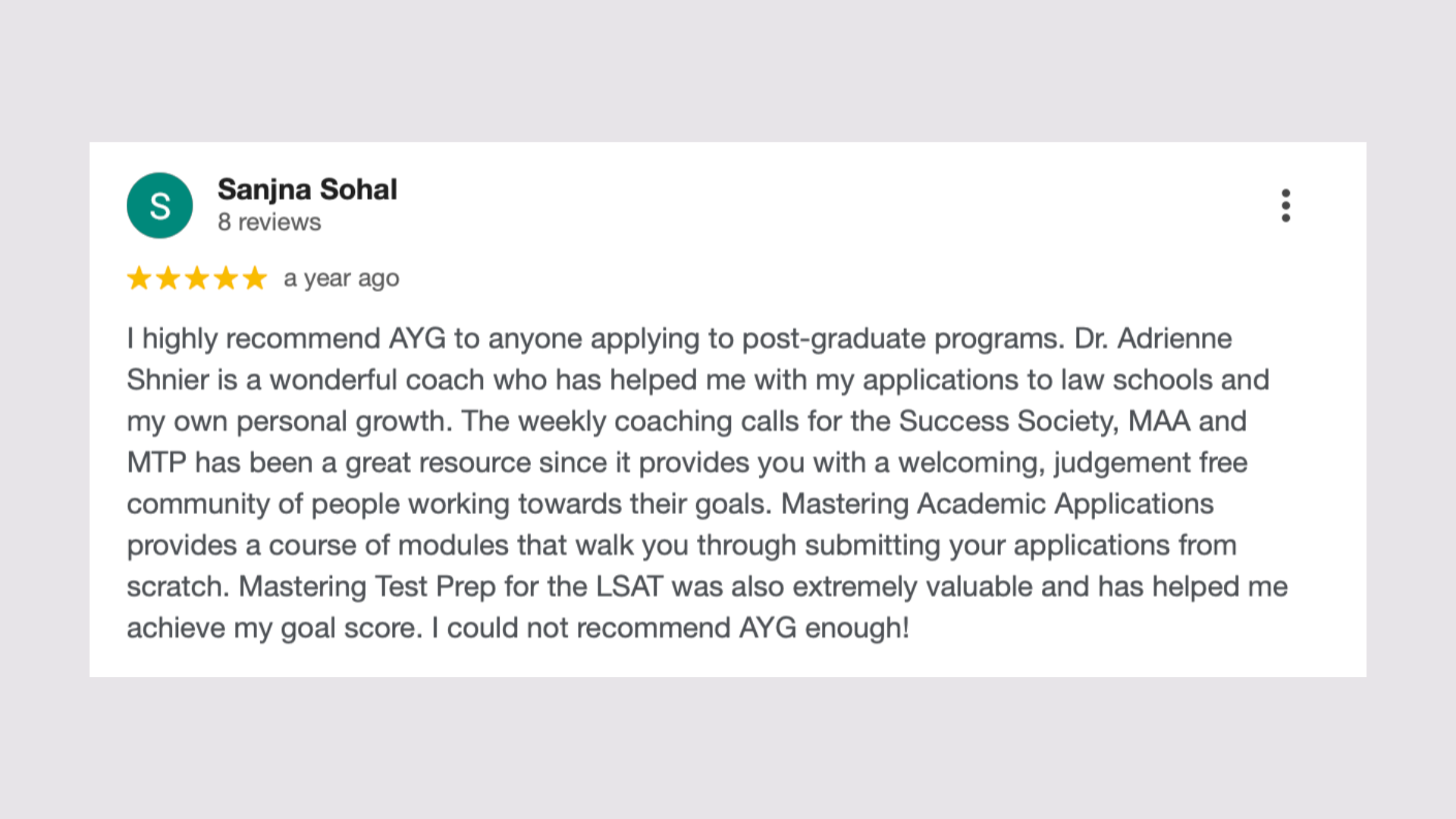 AYG testimonial 6