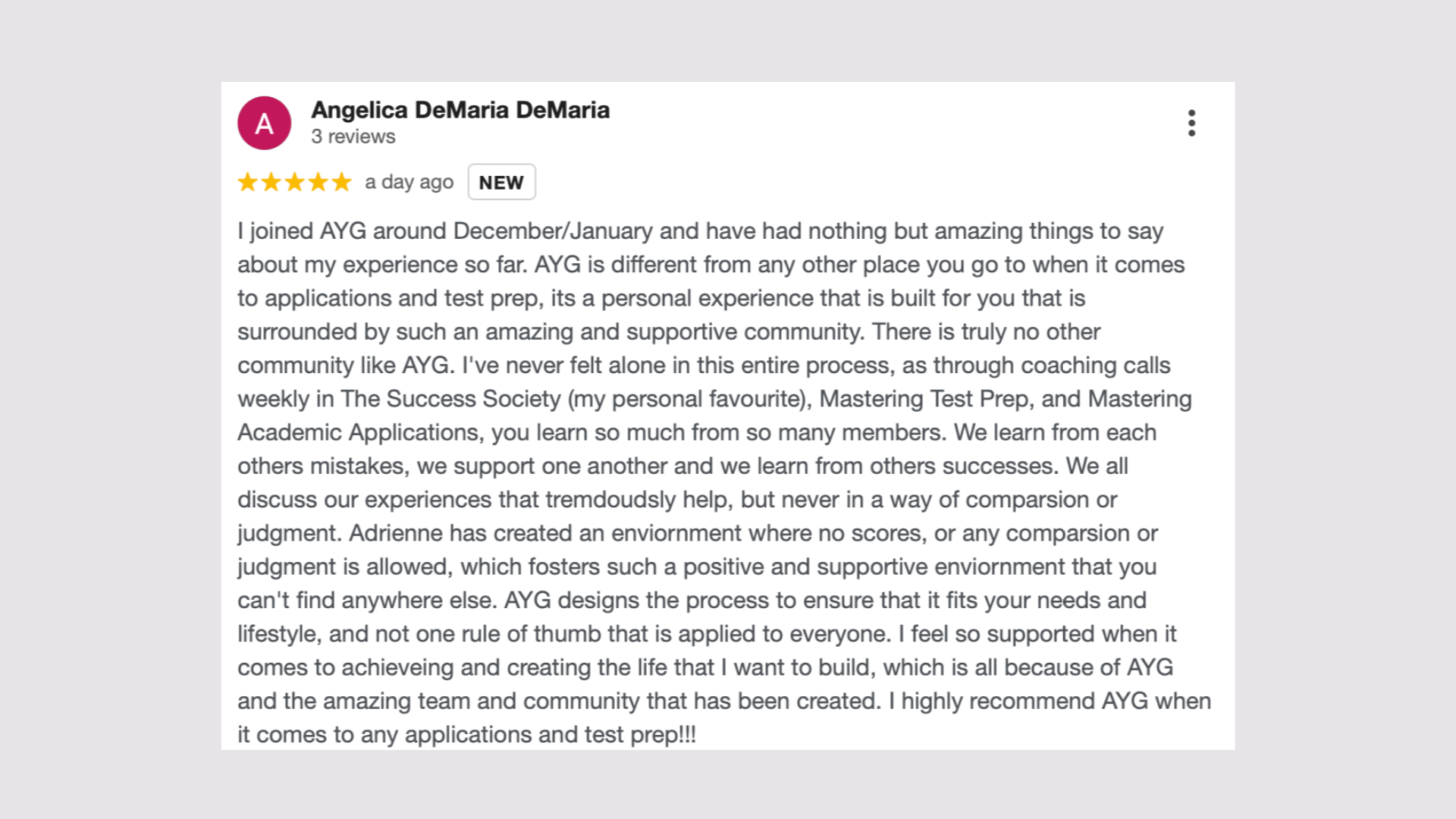 AYG testimonial 14