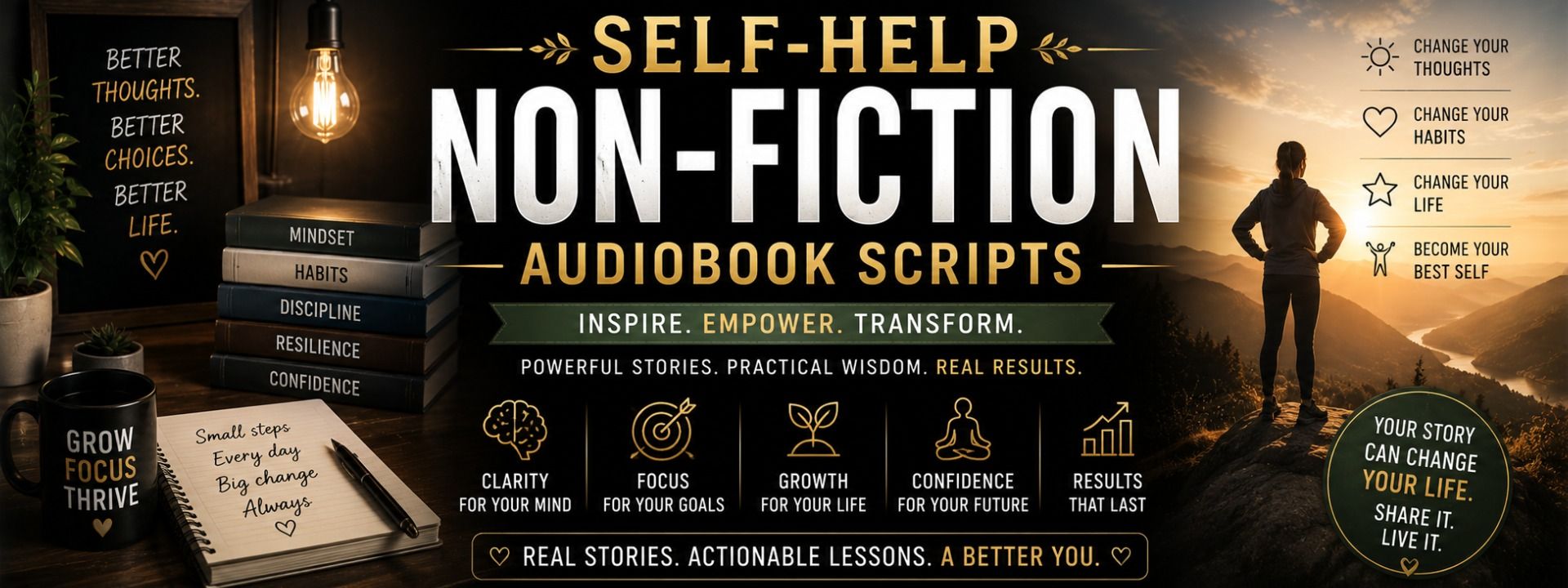 Self-Help Audiobook Voiceover Scripts