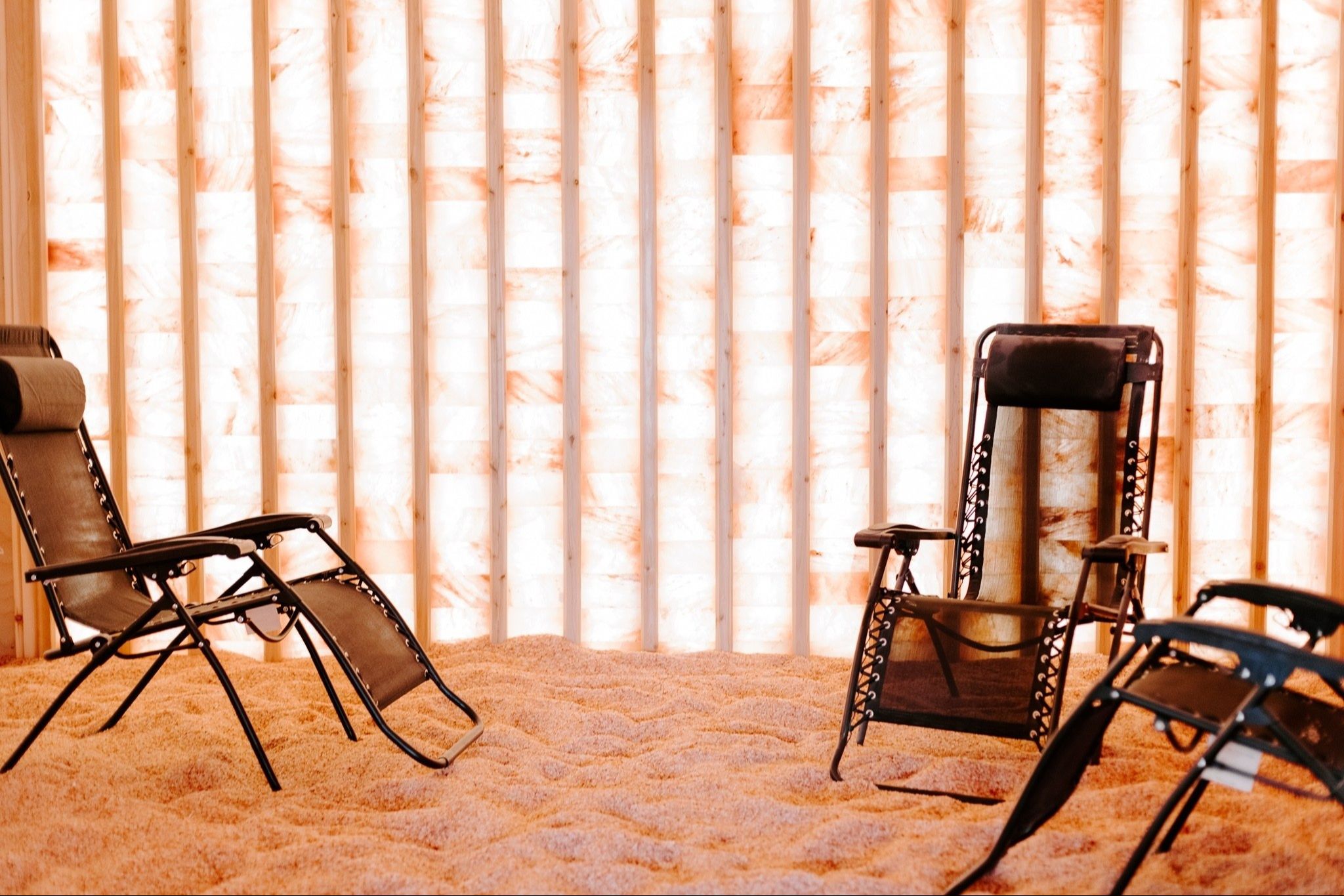 The Himalayan Salt Recovery Room at Athena Fitness and Wellness