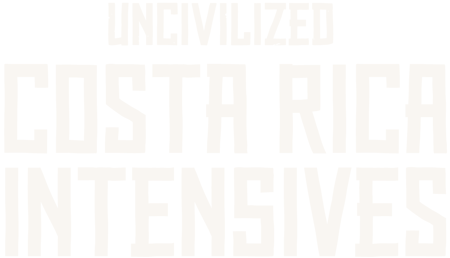 Costa Rica Intensives