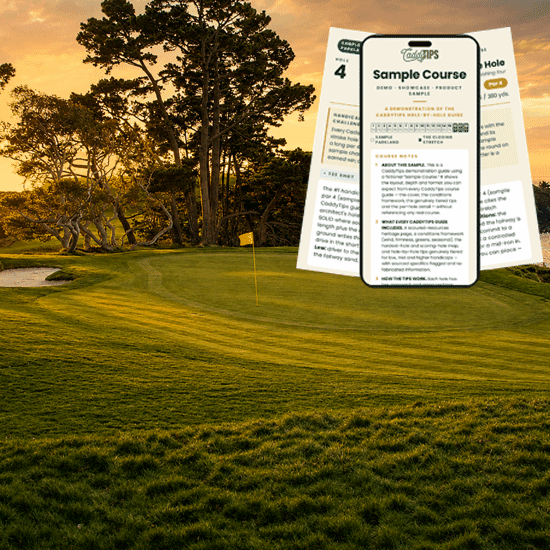 Pebble Beach Course Tips