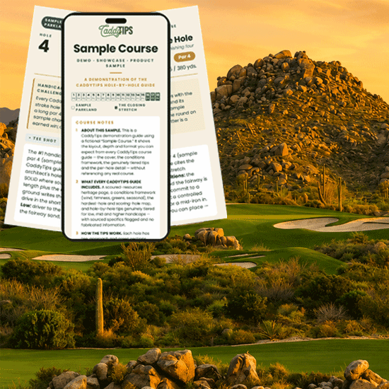 Del Monte Course Tips