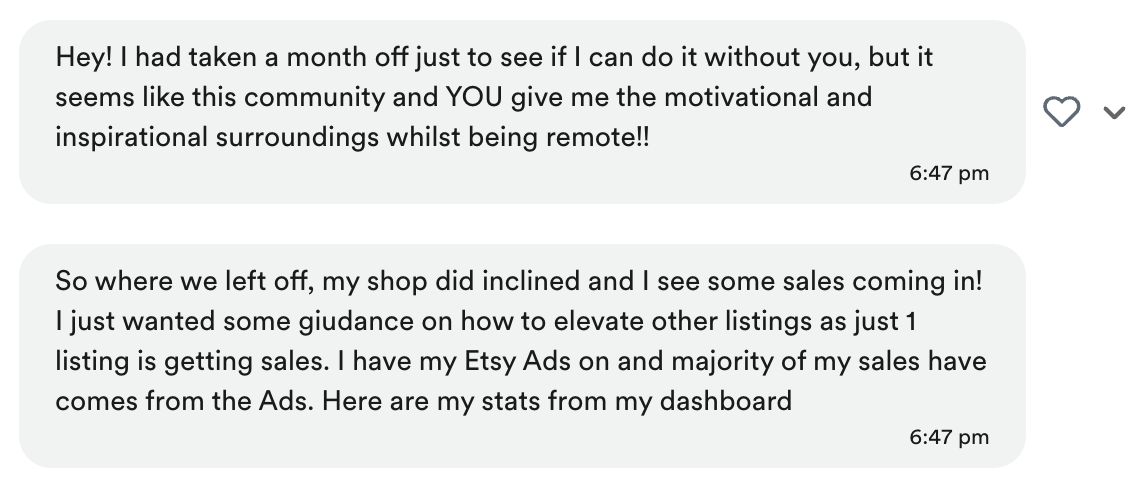 Mansi messaging Taylor directly