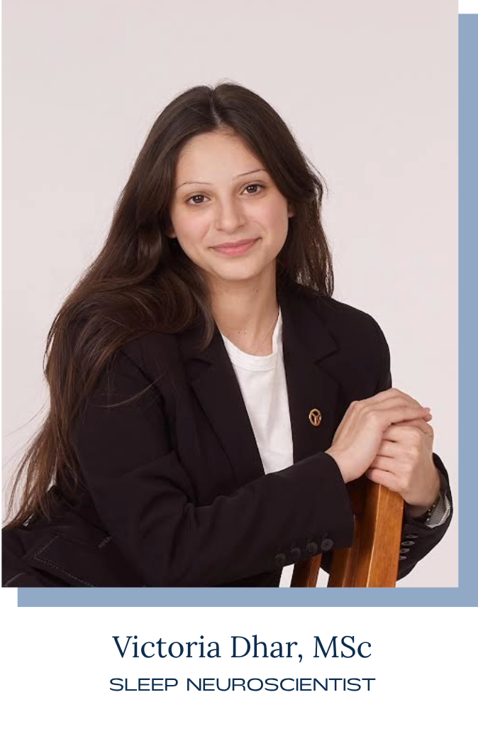 Victoria Dhar, MSc sleep expert and neuroscientist