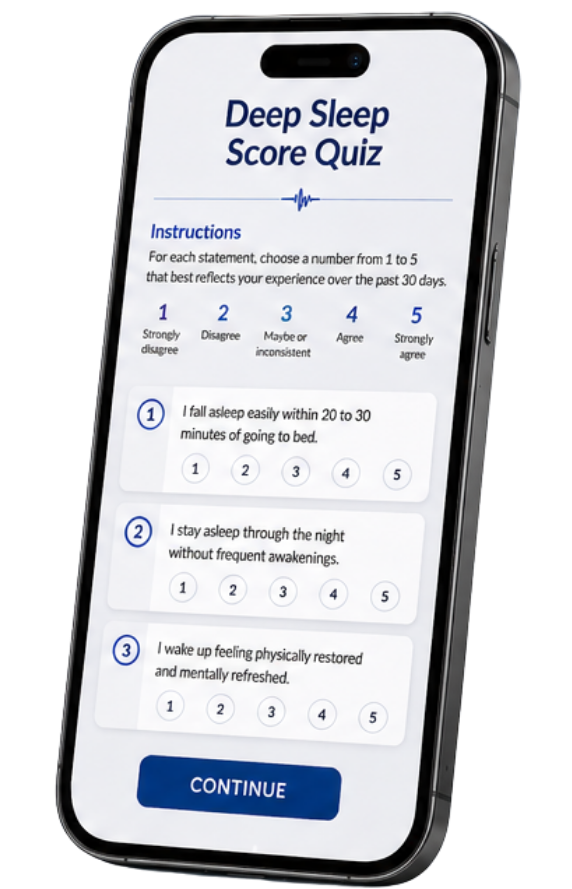 deep sleep score quiz