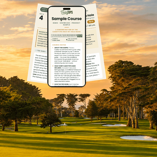 TPC Harding Course Tips