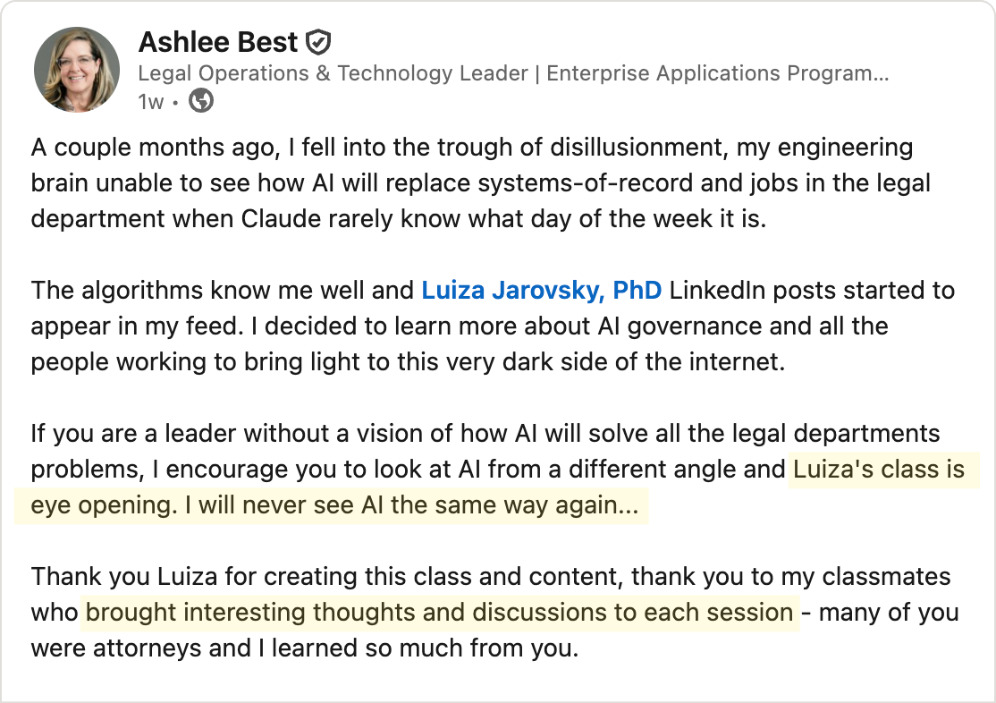 Testimonial - Ashlee Best