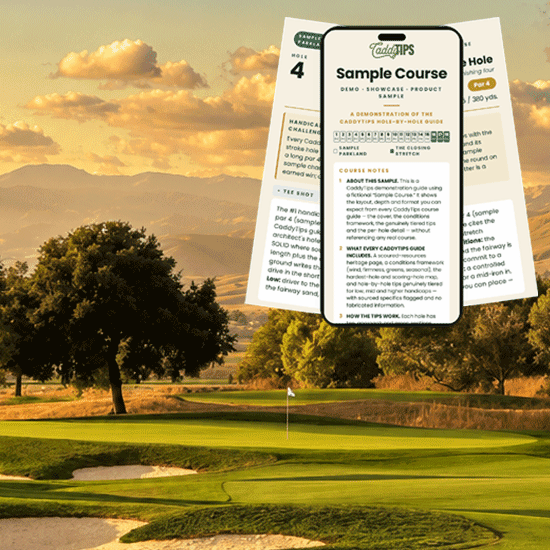 San Juan Oaks Course Tips
