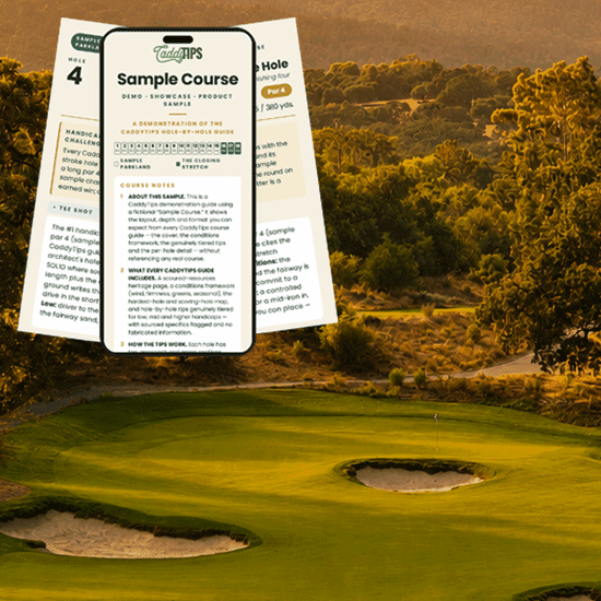 Shraon Heights CC Course Tips