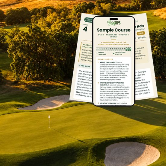 Coyote Creek Tournament Course Tips