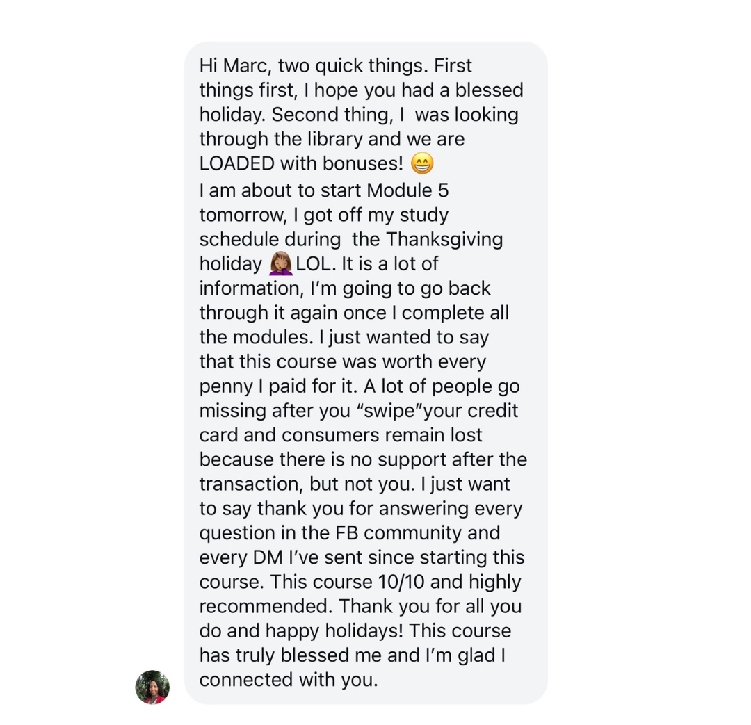 Testimonial