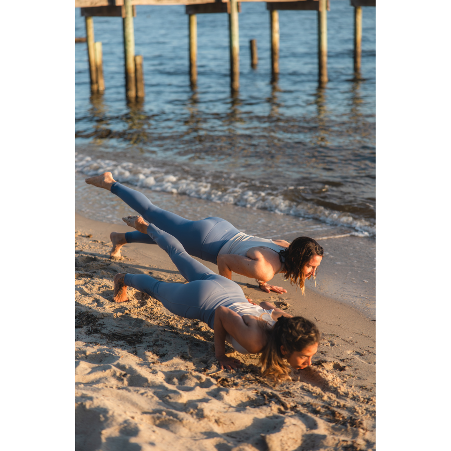 Yoga on the beach