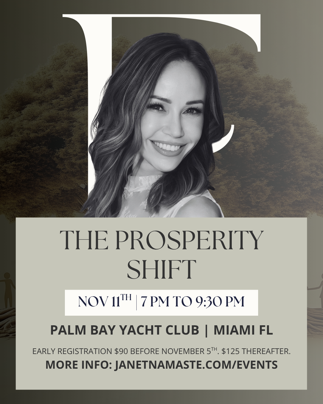 The Prosperity Shift, November 11, Palm Bay Yacht Club, Miami FL
