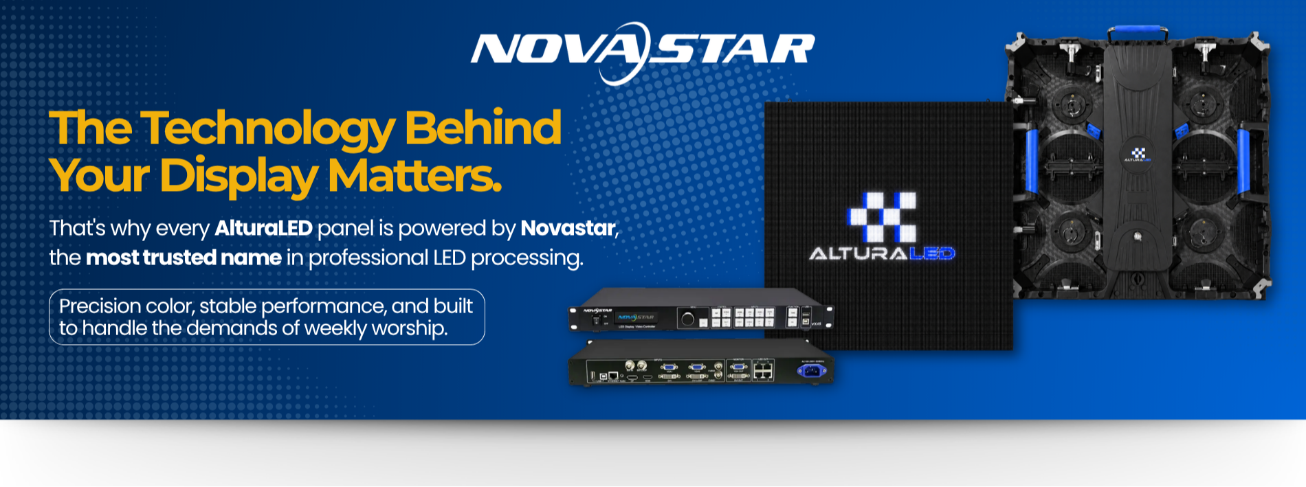 Novastar Display Banner