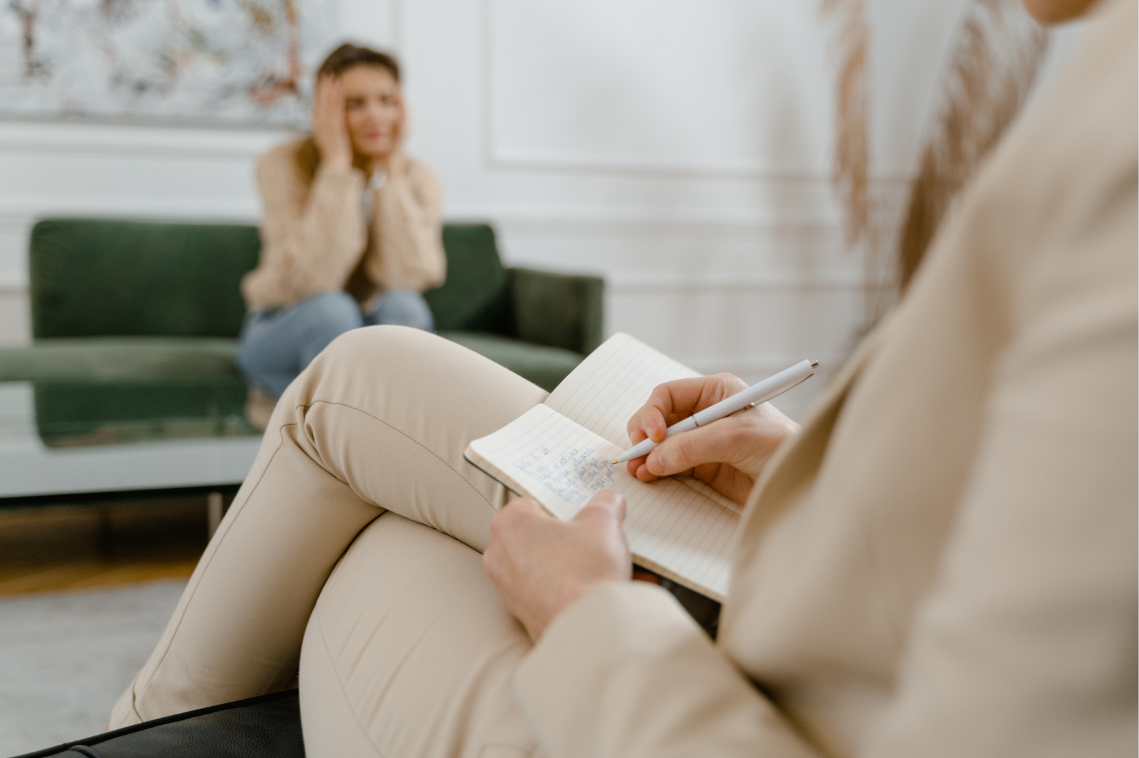 Woman experiencing Schema Therapy