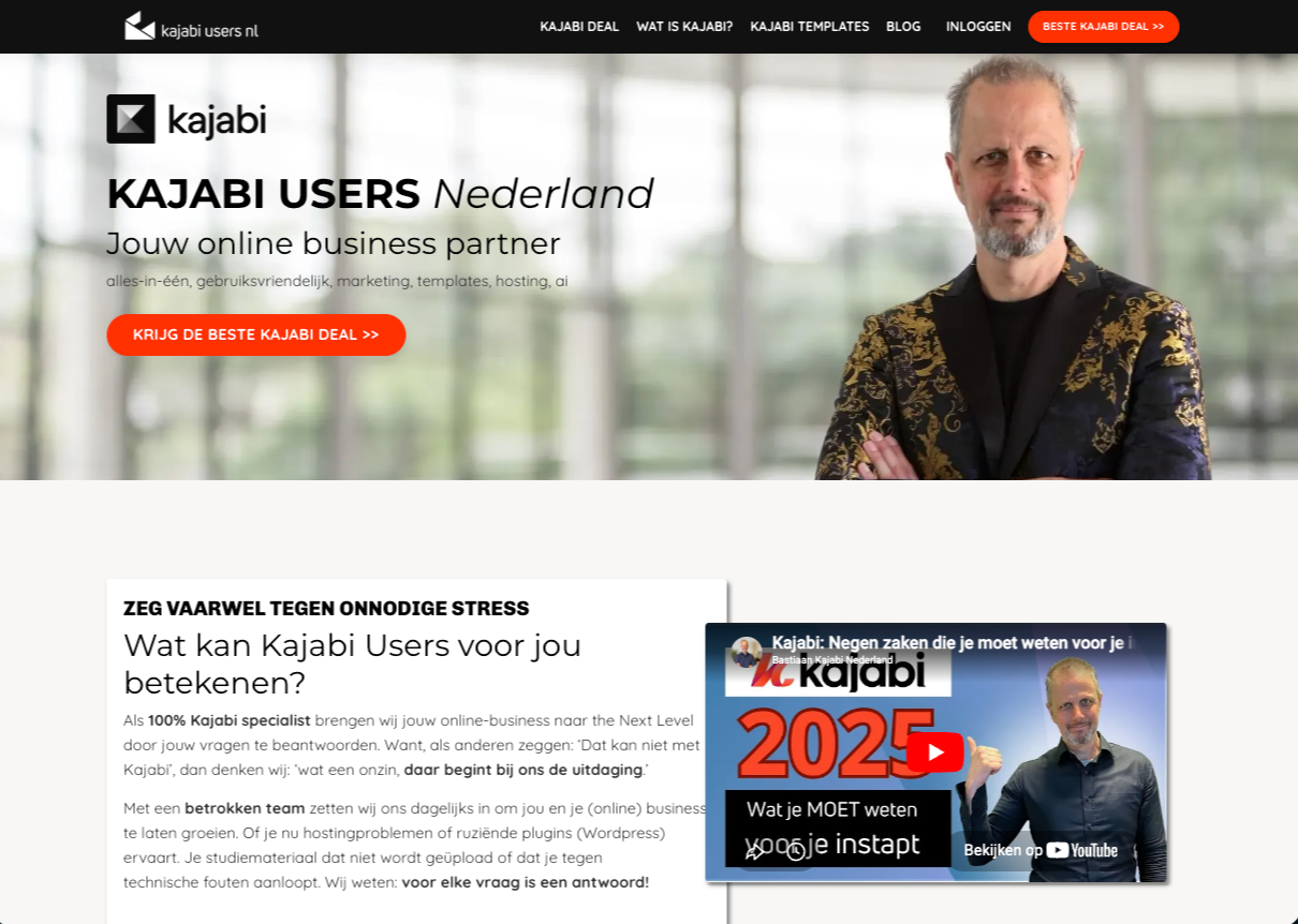 Kajabi KJB-users homepage