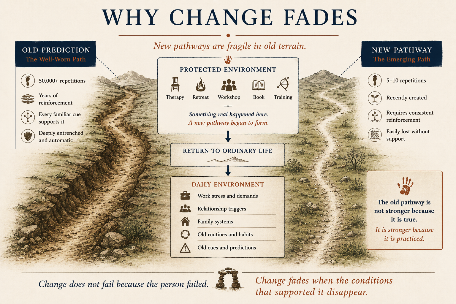 Why Change Fades